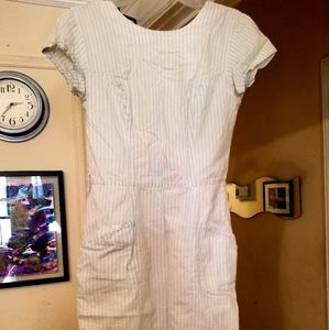 Summer pinstripe dress